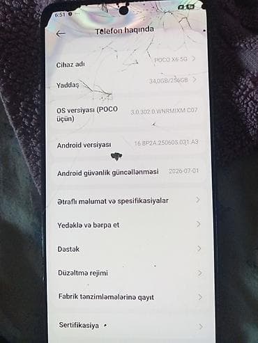 coca cola soyuducu: Poco X6, 256 GB, Sensor — 1