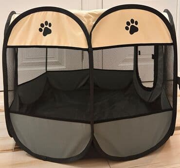 🇦🇿 🐾 Pişik və it üçün rahat çadır 📏 Ölçü: 91×91×58 sm 🌬️ Havadar tor