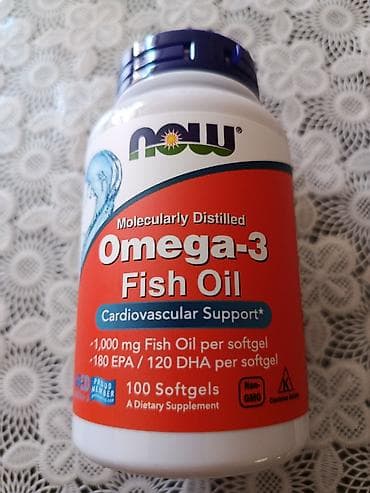 NOW Omega-3 Fish Oil – Molekulyar distillə olunmuş balıq yağı