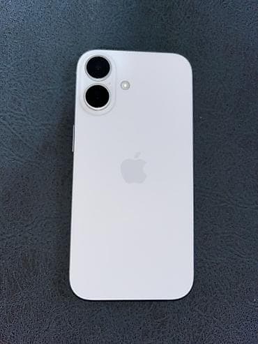 apple iphone 1: IPhone 16, 128 GB, Ağ, Face ID — 2