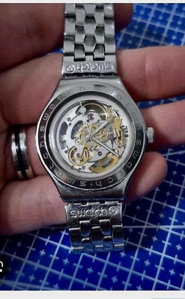 Yeni, Qol saatı, Swatch, rəng - Gümüşü