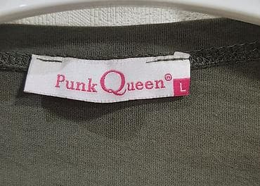 qara halilə qiyməti: Brend: Punk Queen Ölçü: L Qara şəffaf (mesh) üst qatlı qadın t‑şört — 3