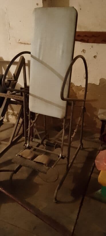 trinajor zali ucun avadanliqlar: Idman avadanlıqları paketi - Ştanq üçün skamya və dayaq: metal — 2