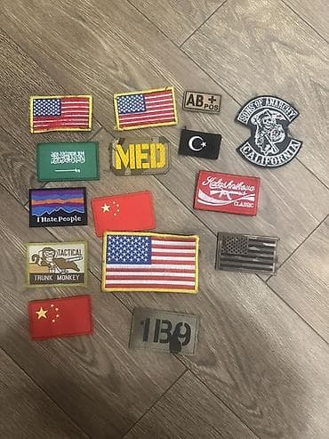 Digər kolleksiyalar: Yama kolleksiyası – müxtəlif ölkə bayraqları və tematik nişanlar - — 1