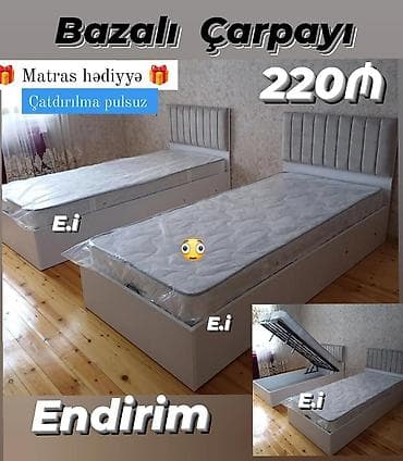 Çarpayı və taxt modelləri - Tək nəfərlik çarpayı – 150₼ • Sadə və — 3