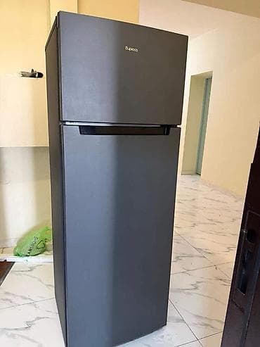 mini xolodenik: Yeni 2 qapılı Biryusa Soyuducu Satılır, rəng - Boz, Təkərli — 2