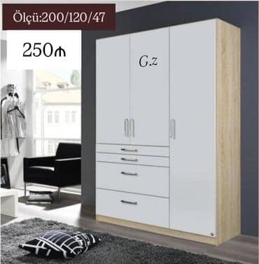 Ev üçün digər mebel: *Dolab 3qapılı 250Azn* Ölçü:200×120×47 Sifarişlə hazırlanır ✔️ təhvil — 1