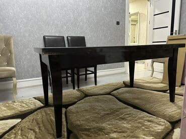 обеденный стол купить: Гостиный стол, Нераскладной, Дерево, Прямоугольный стол — 1