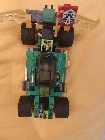 konstruktor oyuncaq: LEGO NINJAGO yaşıl yarış maşını konstruktoru - Tema: NINJAGO – qızılı — 2