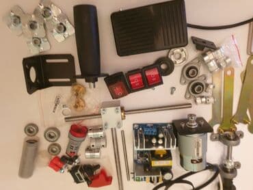 durujba matoru: Balaca mişar yığmaq üçün detallar və əlavə aksesuarlar. Mühərrik DC — 2