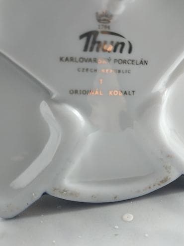 Masaüstü dəstlər: Thun Karlovarský Porcelán – “Original Kobalt” dekorlu porselen fiqurlu — 2