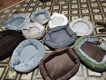 agilli yem qabi: Ev heyvanları üçün yumşaq yataqlar - Model: dairəvi və oval formalar — 1