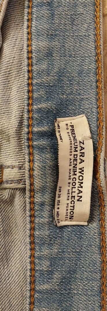 zara jeans: Cinslər, Zara, S (EU 36), rəng - Mavi — 3