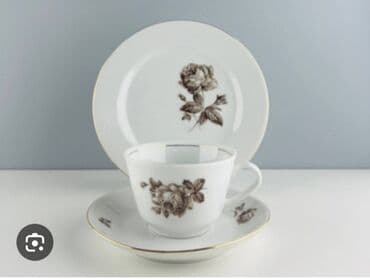 zerif cay detox: Çay dəsti, rəng - Ağ, Farfor, 6 nəfərlik, Almaniya — 4