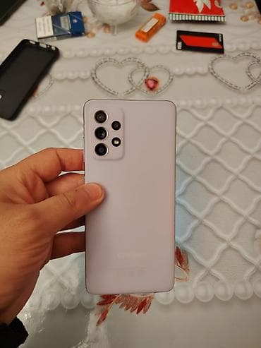 samsung not2: Samsung Galaxy A52, 128 GB, rəng - Bənövşəyi, İki sim kartlı — 2