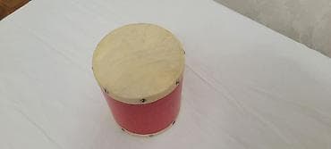 zərb: Qırmızı nağara (kiçik ölçü) - Korpus: silindrik, qırmızı rəngli bədən — 1