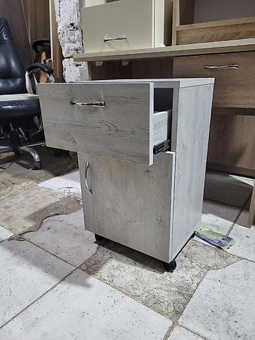 tumbuckalar: Təkərli ofis tumbası - Material: ağac teksturalı laminat/MDFlam — 6