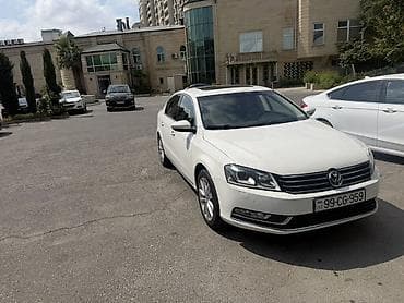 volkswagen passat 1: Volkswagen Passat (B7) sedan – ağ rəng, avtomat transmissiya. - Geniş — 2
