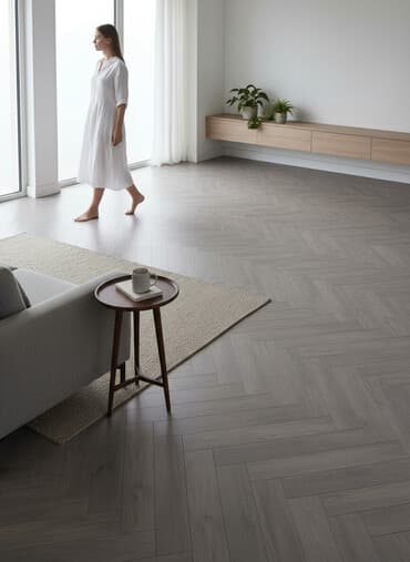 Castamon laminat döşəmə örtüyü. Bu laminat, otağa müasir və zərif