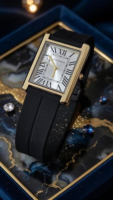 ereb qizili probu: Qol saatı, Emporio Armani, rəng - Göy — 2