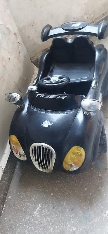 Uşaq üçün elektrik maşınları: Uşaq üçün elektrikli minik maşını – “TIGER” modeli - Rəng: qara - — 1