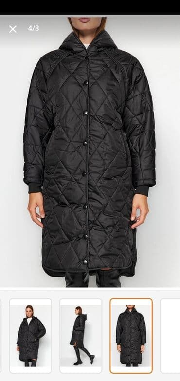 женский пуховик новый: Qadın üçün qara kurtka. Ölçüsü səhv gəldiyi üçün satılır. S-38 bədən — 5