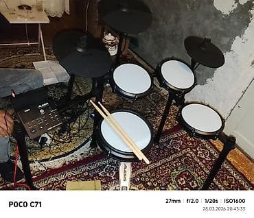 Alesis Nitro Max Mesh – elektron zərb qurğusu - 8 ədəd səssiz mesh