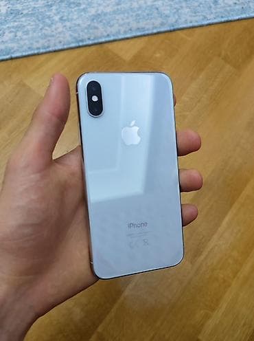 telefonlar 2ci el: IPhone Xs, 64 GB, Gümüşü, Face ID — 1