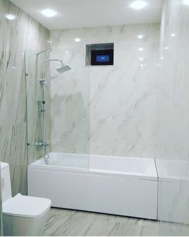 hamam ucun duş kabinleri: Yeni Arakəsmə, Düzbucaqlı, Pulsuz çatdırılma — 14