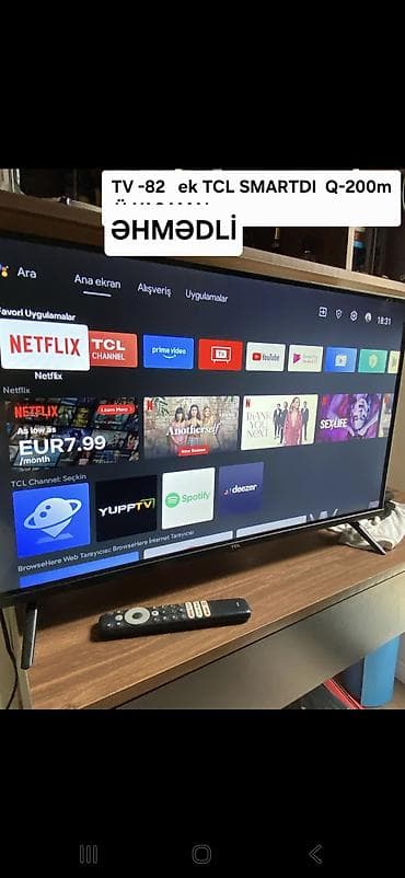 Televizor TCL 82" — 1