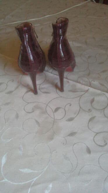 qadın çəkmə: Ölçü: 37, rəng - Qırmızı, Yeni — 3