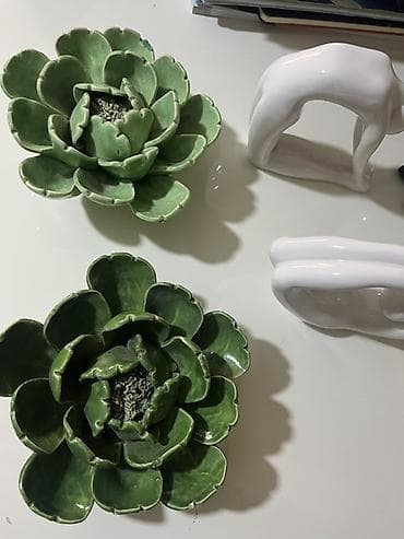 Pastel dəstləri: Fiqur, Keramika, rəng - Yaşıl — 1