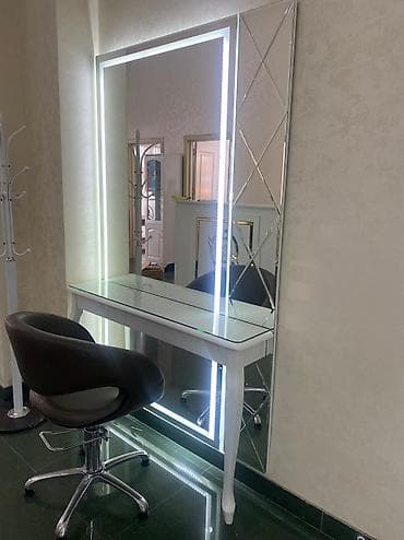 Салонные, медицинские комплекты мебели: Qiragi led isiqli son model sac ustalari ucun nezerde tutulmus — 3