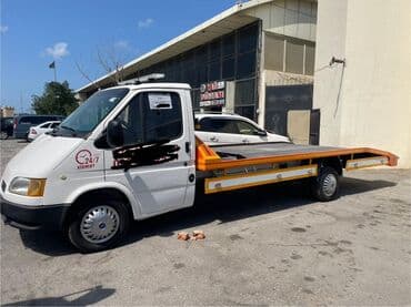 эвакуатор ош: Ford Transit şassisi üzərində qurulmuş bu ağ rəngli evakuator, təcili — 1