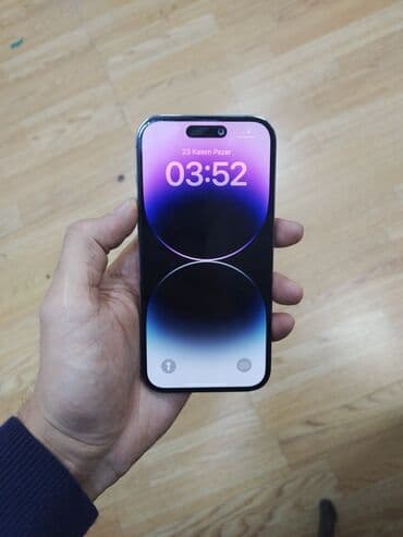 Powerbanklar: IPhone 14 Pro, 128 GB, Deep Purple, Face ID — 2