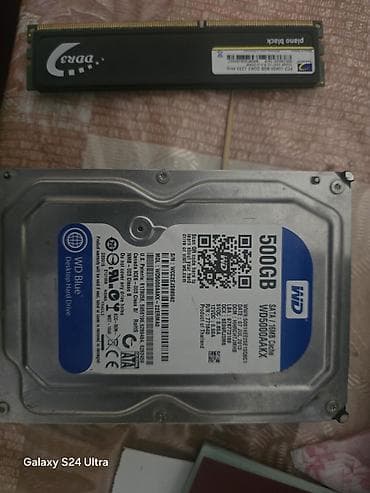 Məhsul: WD Blue 3.5" desktop HDD + DDR3 RAM modulu - HDD: Western