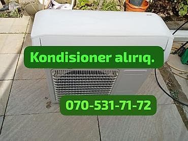 Kondisioner alıram. Hər kvadratda kondisionerlər alırıq. Qiymət