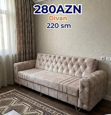 stul 2 el: Divanlar – birbaşa şəkillərdə göstərilən modellər 1) Ağ rəng, 215 sm — 2