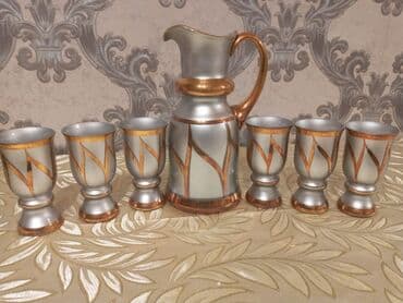 бутыль стеклянная 50 литров: Цвет - Золотой, 6, 2,5 л, Чехия — 1