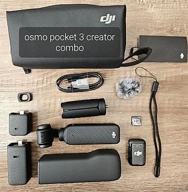djı osmo pocket 3: DJI Osmo Pocket 3 Creator Combo – portativ 3 oxlu stabilizatorlu — 1
