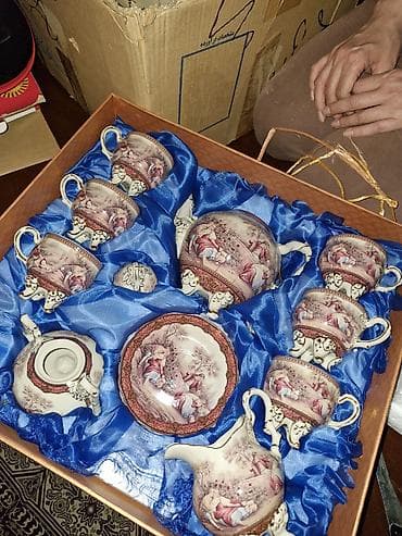 versace servis: Çay dəsti, rəng - Qızılı, Farfor — 2