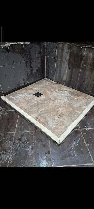 duş altlığı: 🚿 Müasir duş kabina altlığı hazırlanır! ✔️ Keyfiyyətli kafel işi ✔️ — 3