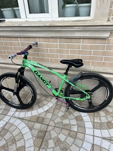 29 liq velosiped qiymeti ucuz: Velosiped – GANGT GT1.0 - Çərçivə: yüngül lehimli alüminium, yaşıl — 3