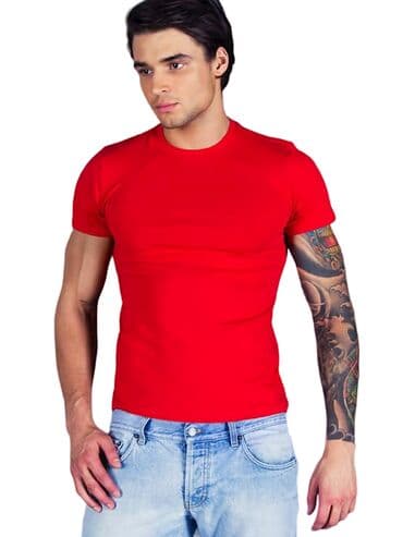 a klas: Futbolka, Sisley, S, rəng - Qırmızı — 1