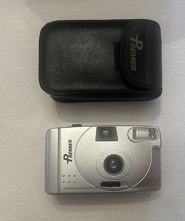 videokameralar: Premier GP-57 plyonka fotoaparat + orijinal dəri futlyar - Tip: 35mm — 4