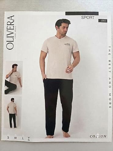 topdan geyim: OLIVERA Homewear – kişi ev geyimi dəsti Topdan qiymetine verilir — 2