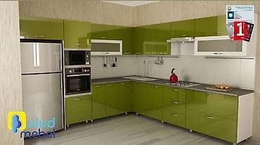 Sifarişlə mətbəx dəsti, Özü çəkən petlələr, Sadə laminat, Kredit var, Pulsuz çatdırılma