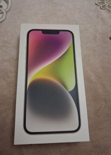 ZİL: IPhone 14, 128 GB, Ağ, Zəmanət — 2