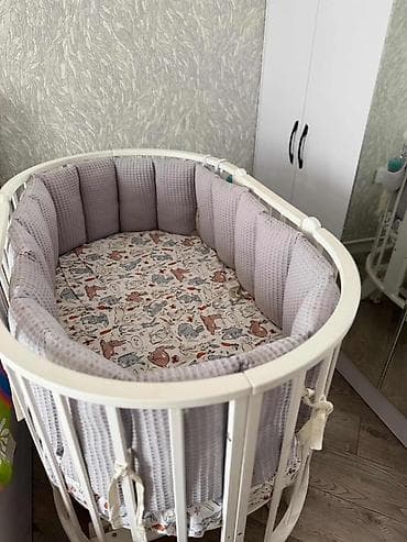 Oğlan və qız üçün, Yumru, Beşik, Dəst ilə, Matras ilə, Yellənmə mexanizmsiz