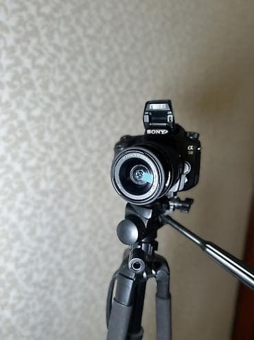 sony erikson: Sony Alpha A58 fotoaparat Çox az işlənib çapılmayıb,çantası kəməri — 1